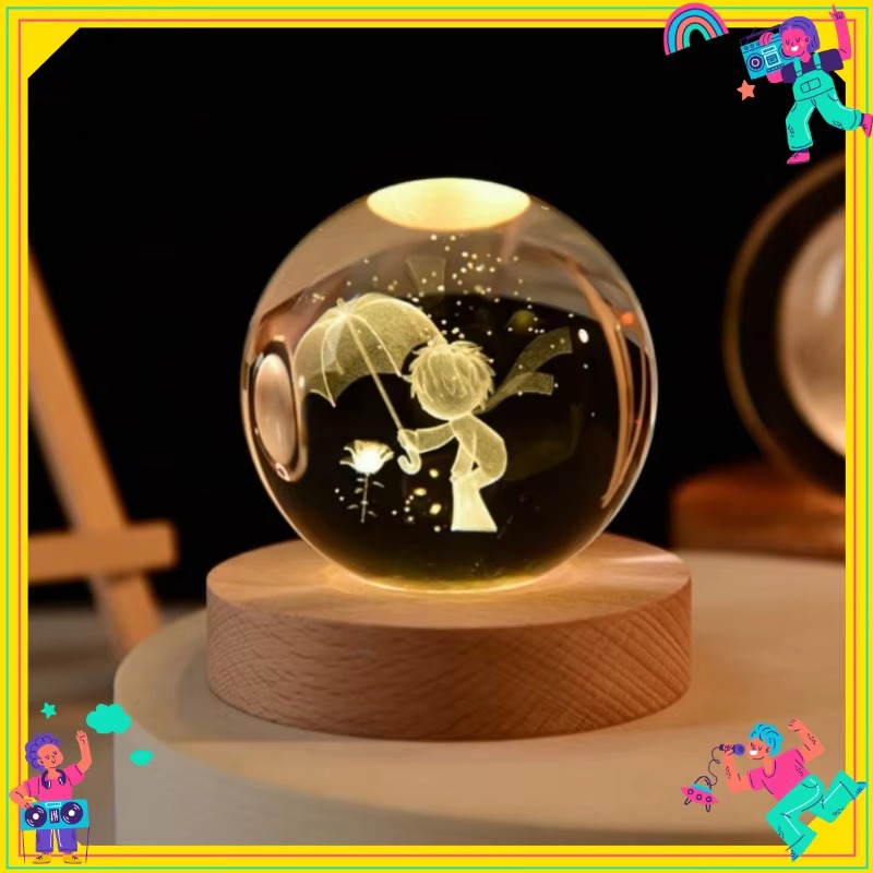 3D Crystal Ball Lamp