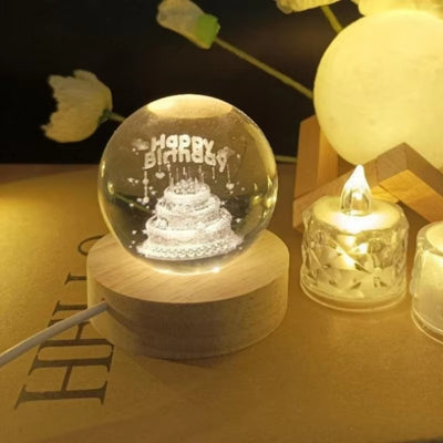 3D Crystal Ball Lamp